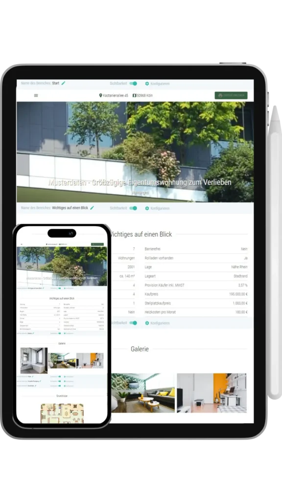 Digitales Immobilienmarketing - Interaktives Exposé