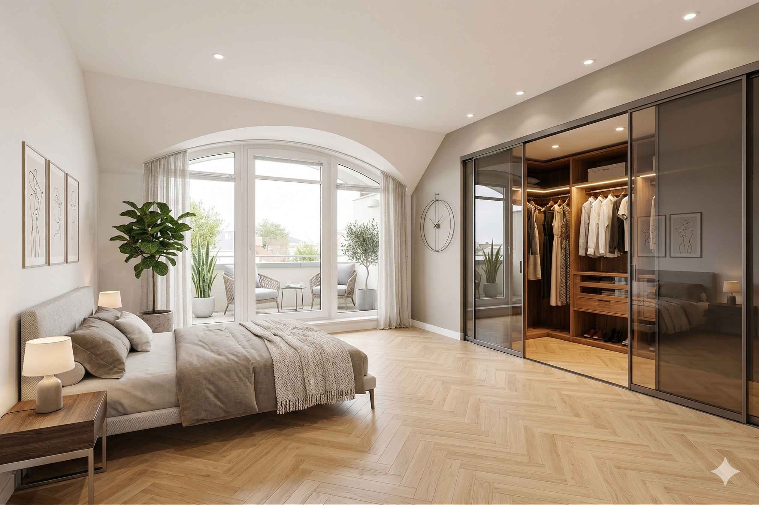Schlafzimmer 1 (virtuell bearbeitet)